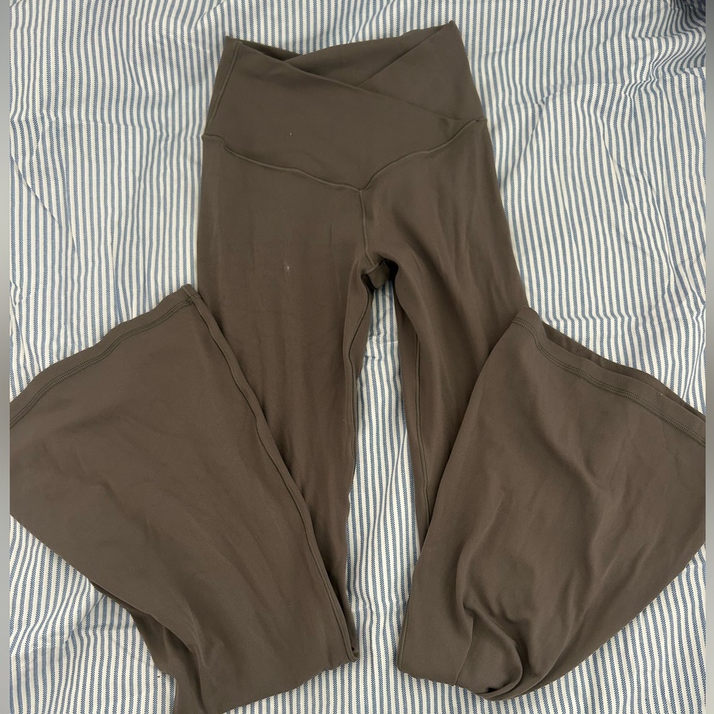 Aerie Crossover Flare Leggings